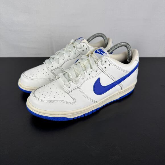 HOT Nike Dunk Low Hyper Royal Blue White Lace Up Sneaker